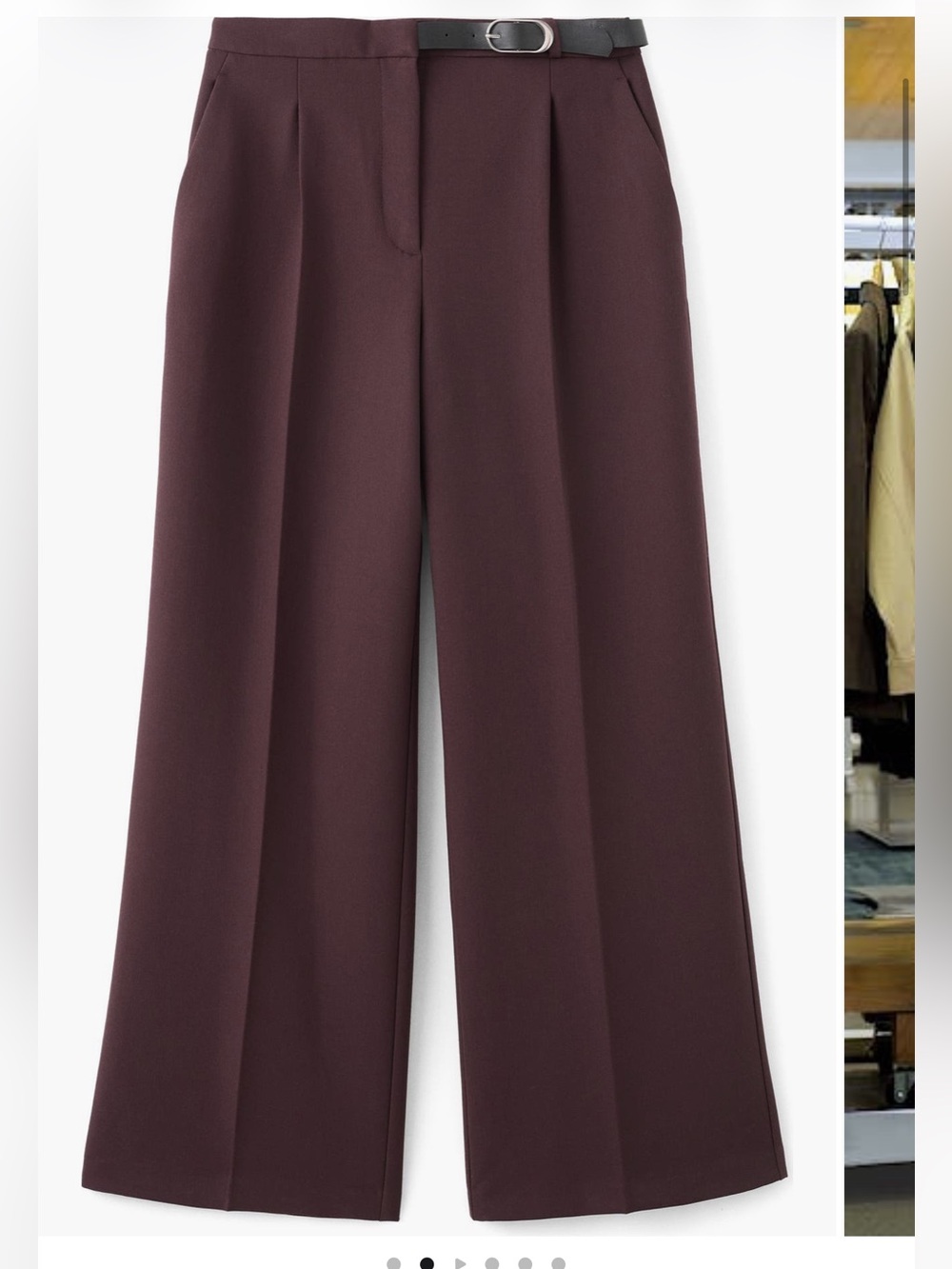 MANGO Mid Rise Straight Leg Pants
